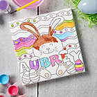 Alternate image 0 for Easter Bunny Personalized Coloring Canvas Print