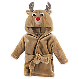 Hudson Baby® Size 0-9M Reindeer Bathrobe in Brown