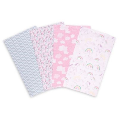 unicorn burp cloth