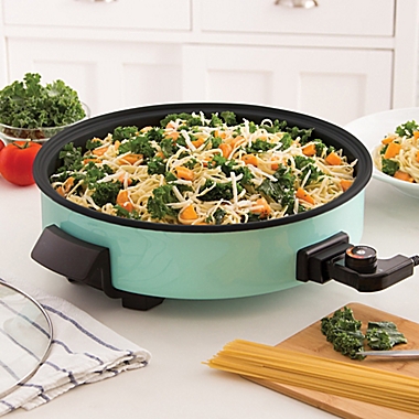 Dash&reg; 14-Inch Rapid Skillet in Aqua. View a larger version of this product image.