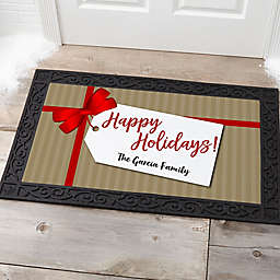 Gift Tag Personalized 20-Inch x 35-Inch Doormat