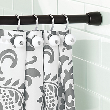 Constant Tension Shower Curtain Rod, Bed Bath And Beyond Black Shower Curtain Rod