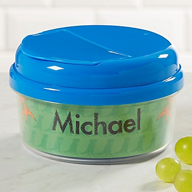 Just For Them Personalized Snack Cup- Blue. View a larger version of this product image.