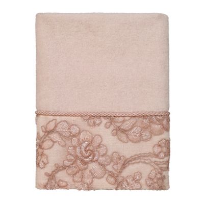 pink and grey hand towels