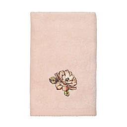 Avanti Butterfly Garden Fingertip Towel in Pale Pink