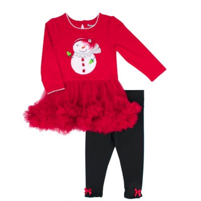 snowman tutu dress