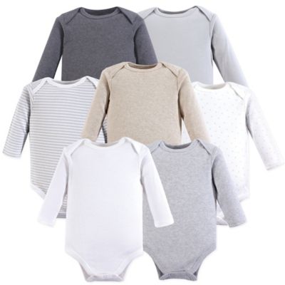 hudson baby long sleeve bodysuits