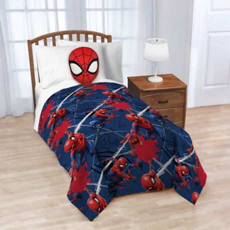 Marvel Spider-Man 2Pack Set Fleece Throw Decorative 3D Pillow Cushion NWT 