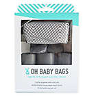 Alternate image 0 for Oh Baby Bags Baby Duffel Gift Box in Grey/White Stripes