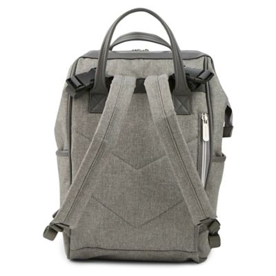 bananafish melanie backpack diaper bag in grey