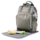 Alternate image 4 for Bananafish Melanie Backpack Diaper Bag in Grey
