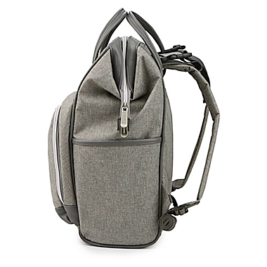 Bananafish Melanie Backpack Diaper Bag in Grey. View a larger version of this product image.