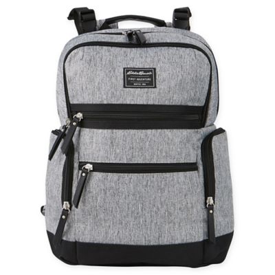 bananafish melanie backpack diaper bag in grey