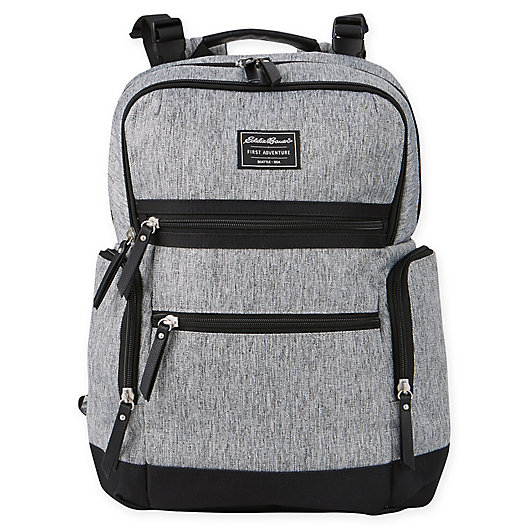 Alternate image 1 for Eddie Bauer® Sport Traveler Diaper Backpack in Grey