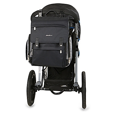 Eddie Bauer&reg; Crosstown Backpack Diaper Bag in Black. View a larger version of this product image.