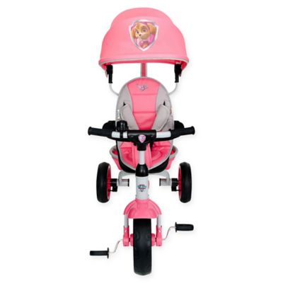 pink push tricycle