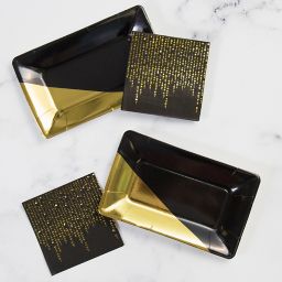 Creative Converting™ 72-Count Gold Beading Cocktail Party Supplies Kit