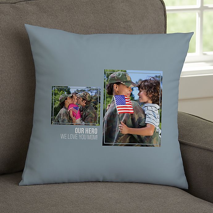 Alternate image 1 for For Her 2-Photo Collage Personalized Throw Pillow Collection