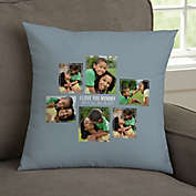 For Her 6-Photo Collage Personalized Throw Pillow Collection