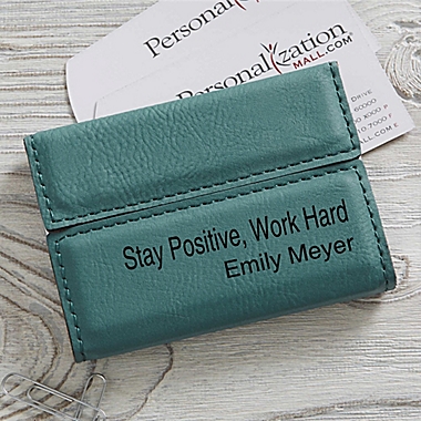 Signature Series Personalized Business Card Case. View a larger version of this product image.