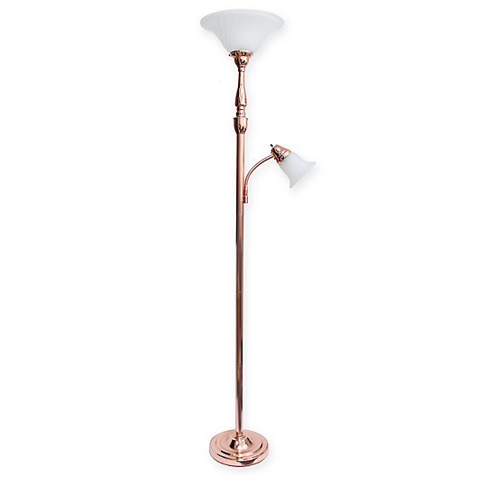 Alternate image 1 for Elegant Designs 2-Light Floor Lamp