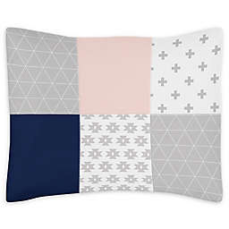 Sweet Jojo Designs Fox Patch Reversible Standard Pillow Sham