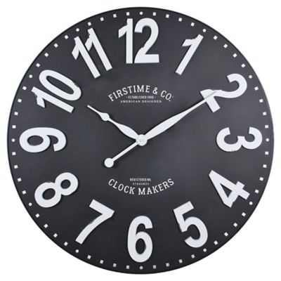 FirsTime &amp; Co.&reg; 27-Inch Sullivan Wall Clock in Black/White