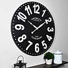 Alternate image 1 for FirsTime &amp; Co.&reg; 27-Inch Sullivan Wall Clock in Black/White