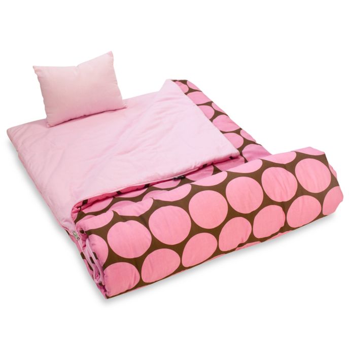 Wildkin Pink Big Dots Sleeping Bag Bed Bath and Beyond Canada
