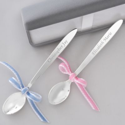 Silver Plated Heirloom Baby Spoon 