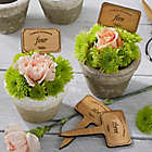 Alternate image 1 for Wedding Favor Personalized Plant Marker Set