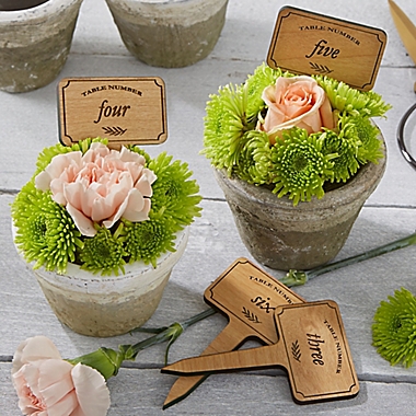 Wedding Favor Personalized Plant Marker Set. View a larger version of this product image.