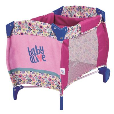 perfectly cute baby doll folding crib and playpen