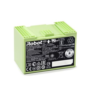 iRobot&reg; iSeries Replacement Lithium Ion Battery in Green. View a larger version of this product image.
