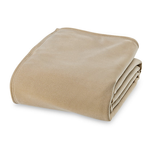 Alternate image 1 for Vellux Original Twin Blanket in Tan