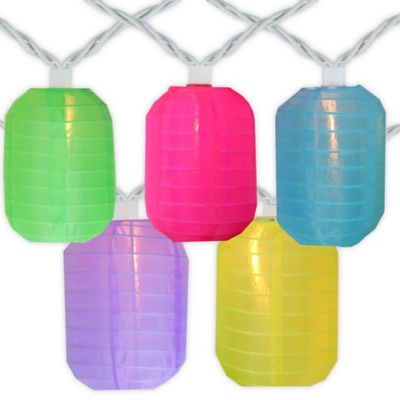 paper lantern patio lights