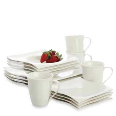 Maxwell &amp; Williams&trade; White Basics Motion Dinnerware Collection. View a larger version of this product image.