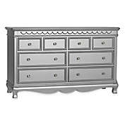Baby Cache Adelina 8-Drawer Dresser in Metallic Grey
