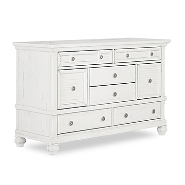 evolur&trade; Signature Cape May 8-Drawer Double Dresser in Weathered White. View a larger version of this product image.