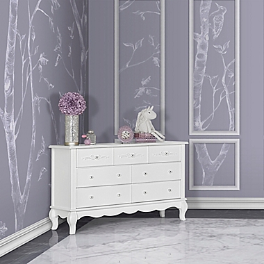 evolur&trade; Aurora 7-Drawer Double Dresser in Frost. View a larger version of this product image.