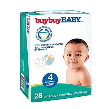 buybuy BABY&trade; 28-Count Size 4 Jumbo Diapers in Letters and Circles. View a larger version of this product image.