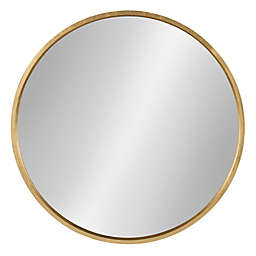 Kate and Laurel® Travis 25.6-Inch Round Wall Mirror in Gold