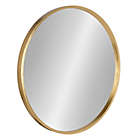 Alternate image 1 for Kate and Laurel&reg; Travis 25.6-Inch Round Wall Mirror in Gold