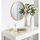 Alternate image 4 for Kate and Laurel&reg; Travis 25.6-Inch Round Wall Mirror in Gold