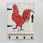Rooster 16.2-Inch x 22-Inch Wall Art with Hooks