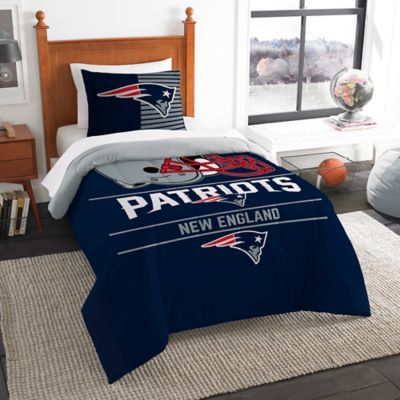 Nfl New England Patriots Draft Twin, Patriots Queen Size Bedding Set