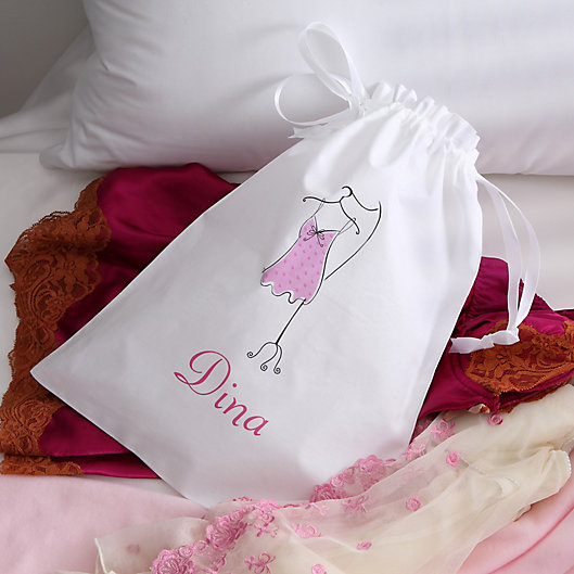 Alternate image 1 for A Special Little Something Personalized Lingerie Bag