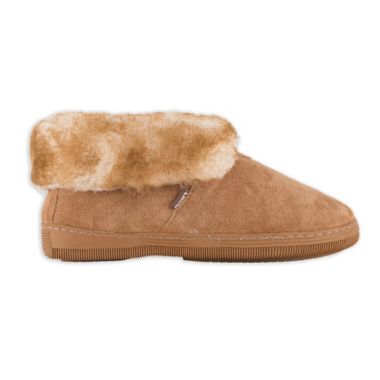 Lamo&reg; Classic Size 11 Women's Bootie Slippers in Chestnut. View a larger version of this product image.
