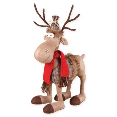 large stuffed reindeer