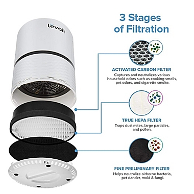 Levoit True HEPA Replacement Filter - White. View a larger version of this product image.
